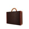 Valise Louis Vuitton President en toile monogram marron et cuir naturel - 00pp thumbnail