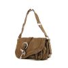Dior Gaucho handbag in brown leather - 00pp thumbnail