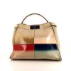 Fendi  Peekaboo medium model  handbag  in beige suede - 360 thumbnail