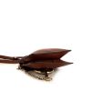 Chloé Faye Bracelet handbag in brown leather and brown suede - Detail D5 thumbnail