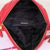 Pochette-ceinture Balenciaga Souvenir en cuir matelassé rouge - Detail D2 thumbnail
