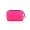 Chanel Gabrielle  shoulder bag in pink quilted leather - 360 thumbnail
