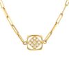 Dinh Van Impressions necklace in yellow gold and diamonds - 00pp thumbnail