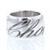 Chopard Chopardissimo large model ring in white gold - 360 thumbnail