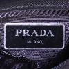 Prada Nylon Messenger shoulder bag in black canvas and orange leather - Detail D3 thumbnail