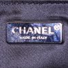 Sac à main Chanel Timeless en sequin rouge , bleu argenté et noir - Detail D4 thumbnail