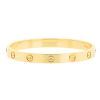 Rigid Cartier Love bracelet in yellow gold - 00pp thumbnail