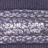 Hermes Garden Party shopping bag in black canvas and black leather - Detail D3 thumbnail