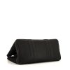 Hermes Garden Party shopping bag in black canvas and black leather - Detail D4 thumbnail