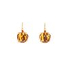 Pomellato Lola earrings in pink gold and citrine - 00pp thumbnail