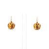 Pomellato Lola earrings in pink gold and citrine - 360 thumbnail