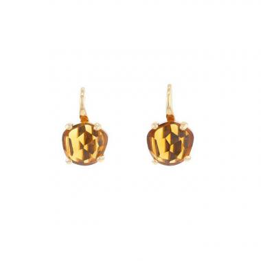Pomellato Lola earrings in yellow gold and citrine