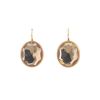 Pomellato Narciso pendants earrings in pink gold and quartz - 00pp thumbnail