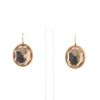 Pomellato Narciso pendants earrings in pink gold and quartz - 360 thumbnail