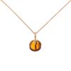 Pomellato Veleno necklace in pink gold and citrine - 00pp thumbnail