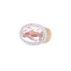 Pomellato Iceberg ring in pink gold,  morganite and diamonds - 00pp thumbnail