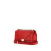 Bolso de mano Dior Diorama en cuero rojo - 00pp thumbnail