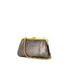 Chanel Vintage handbag in silver python - 00pp thumbnail