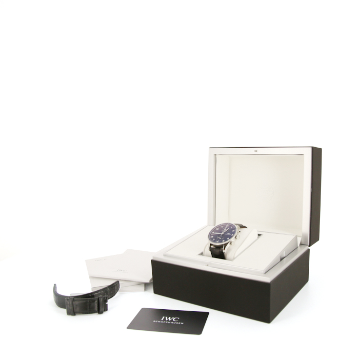 Reloj IWC Portuguese de acero Ref :  3714 Circa  2018