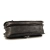 Chanel Timeless shoulder bag in black and silver leather - Detail D5 thumbnail