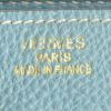 Bolso de mano Hermes Birkin 40 cm en cuero taurillon clémence azul - Detail D3 thumbnail