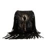 Saint Laurent Anita shoulder bag in black leather - 360 thumbnail