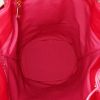 Mochila Celine C bag en cuero acolchado rojo - Detail D2 thumbnail