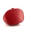 Mochila Celine C bag en cuero acolchado rojo - Detail D4 thumbnail
