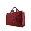 Dior shopping bag in red and blue printed patern canvas - 00pp thumbnail