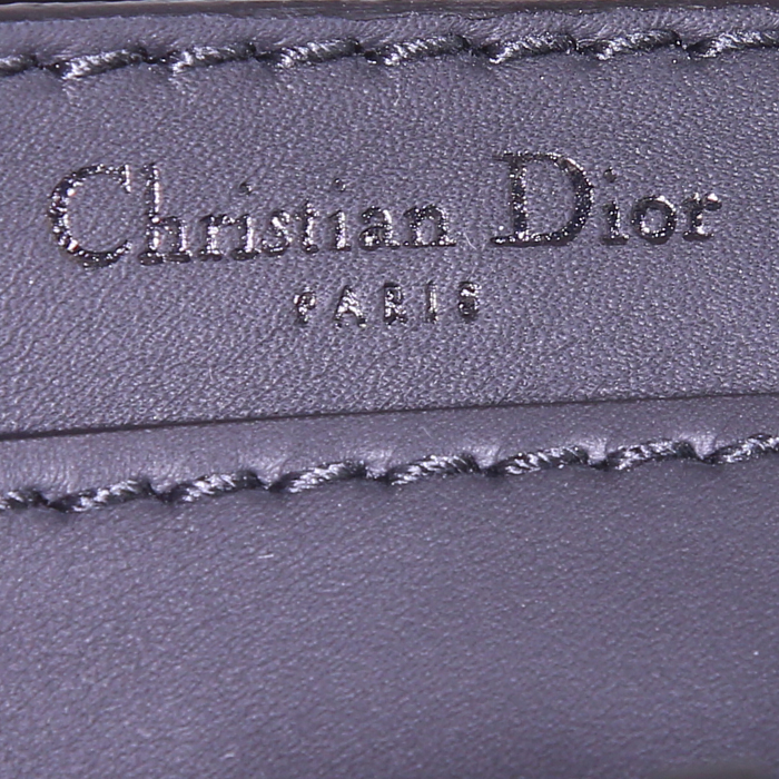 Dior J'Adior handbag in black leather - Detail D4