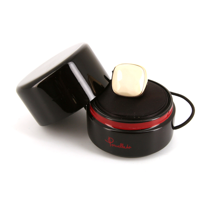 Sortija Pomellato Victoria en oro amarillo y ópalo blanco - Detail D2