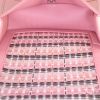Borsa Chanel Boy mini in plastico rosa intrecciata e pelle rosa - Detail D3 thumbnail