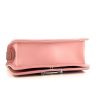 Bolso de mano Chanel Boy mini en plástico rosa y cuero rosa - Detail D5 thumbnail