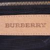 Burberry shopping bag in beige leather - Detail D4 thumbnail