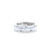Flexible Chanel Ultra small model ring in white gold,  ceramic and diamonds - 00pp thumbnail