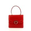 Celine Vintage handbag in red leather - 360 thumbnail