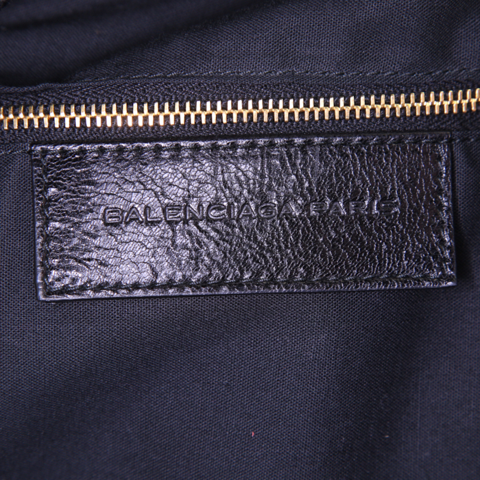 Borsa Balenciaga Giant 12 in pelle nera - Detail D4