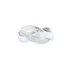 Poiray Tresse medium model ring in white gold and diamonds - 00pp thumbnail