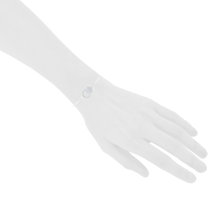 Bracciale a cerchio apribile Dinh Van Ombre de Lune in oro bianco - Detail D1