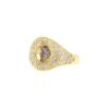 Bague De Beers Aurora en or jaune, diamant brun brut et diamants - 00pp thumbnail