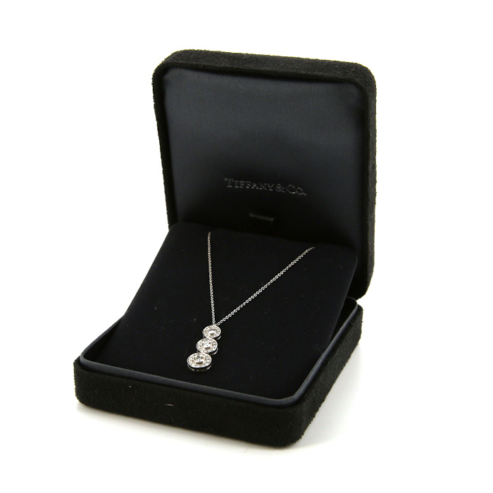 Collana Tiffany & Co Circlet in platino e diamanti - Detail D2