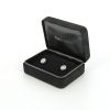 Orecchini a bottone Tiffany & Co Circlet in platino e diamanti - Detail D2 thumbnail