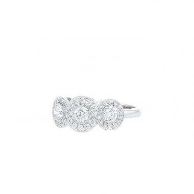Anello Tiffany & Co Circlet in platino e diamanti