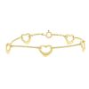 Bracelet Tiffany & Co Open Heart en or jaune - 00pp thumbnail