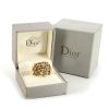 Dior Coquine large model ring in yellow gold and diamonds - Detail D2 thumbnail