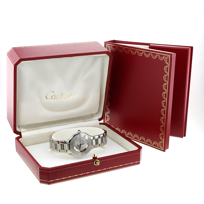 Reloj Cartier Must 21 de acero Ref :  1340 - Detail D2