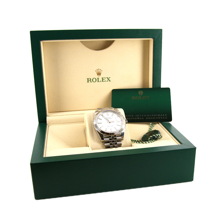 Rolex Datejust 41 watch in stainless steel Ref:  126334 Circa  2020 - Detail D2