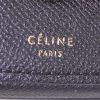 Céline Trotteur large model shoulder bag in black grained leather - Detail D3 thumbnail