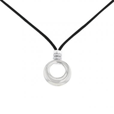 Collar Chaumet Anneau en oro blanco y diamantes