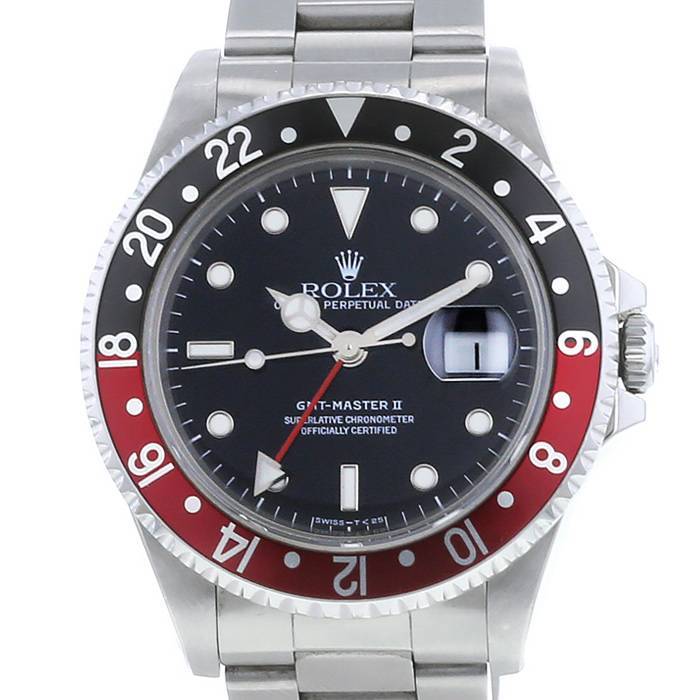 Reloj Rolex GMT-Master II de acero Ref :  16710 Circa  1991 - 00pp